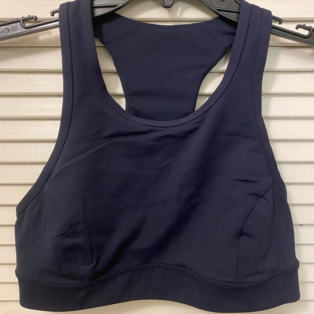 Dark blue Lululemon size 6 high neck sports bra